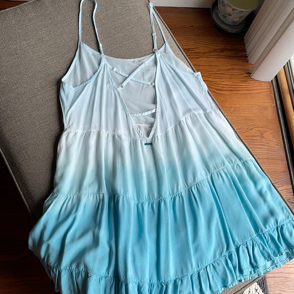 Ombré swim suit cover up dress